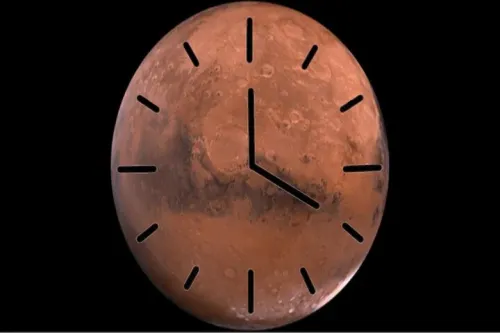 زمان در مریخ سریع تر از زمین می گذرد