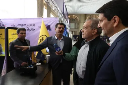 بازدید رئیس جمهوری از جدید ترین دستاوردها و راهکارهای ارتباطی ایرانسل